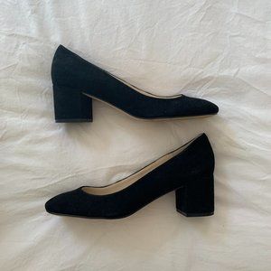 Marc Fisher Westin Suede Block-Heel Pump size 9.5